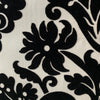 Black Floral Cushion Cover
