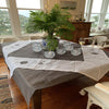 Grey & White set Tablecloth