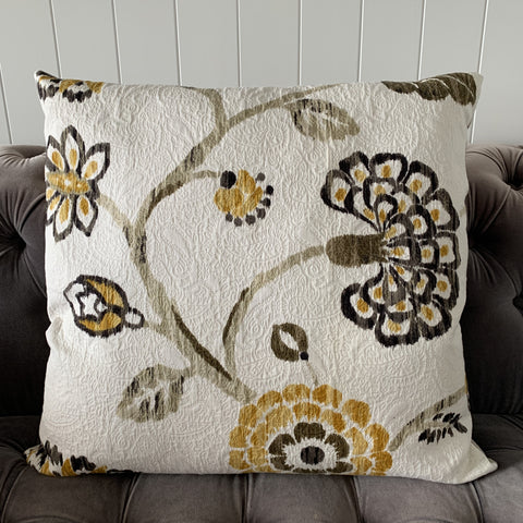 Floral Cotton Cushion Cover