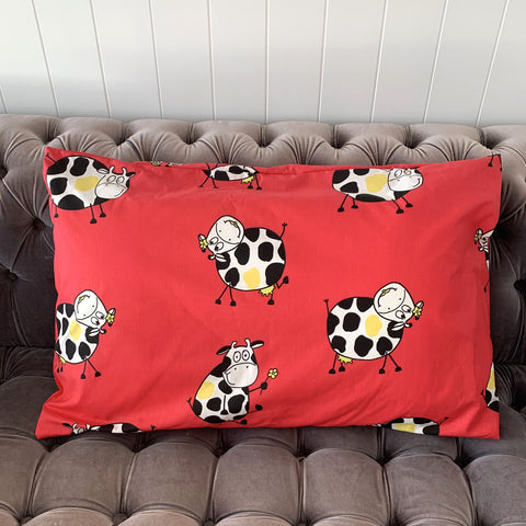 Red Cow Pillowcase